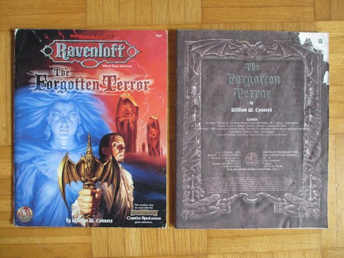 Adventure ravenloft - ad&d, –