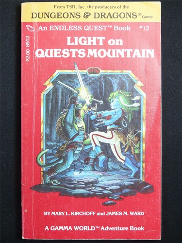 Adventure book light on - d&d,