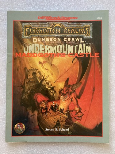 2nd undermountain - ad&d,