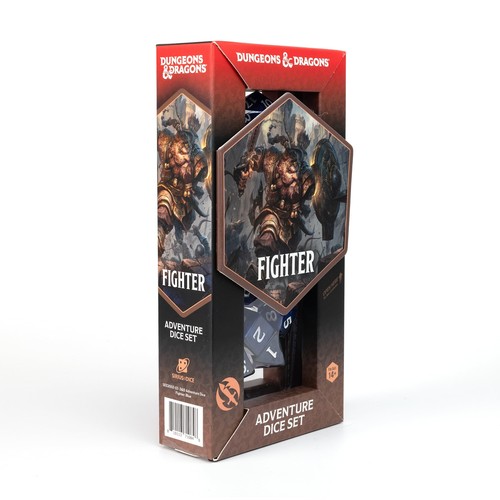 Adventure dice fighter - d&d,