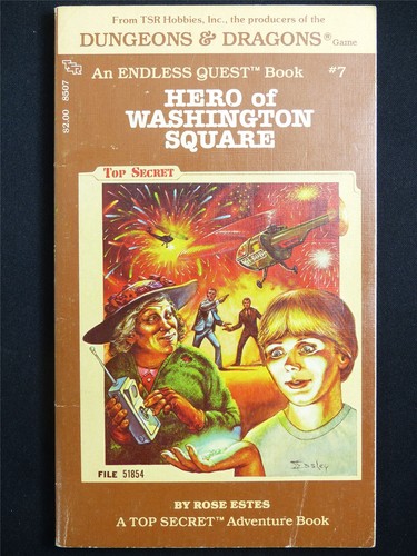 Adventure book hero - d&d, book: