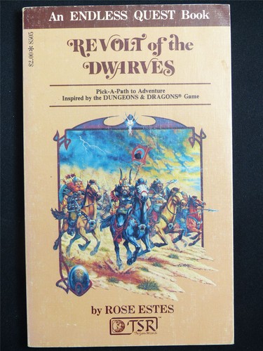 Adventure book revolt - d&d,
